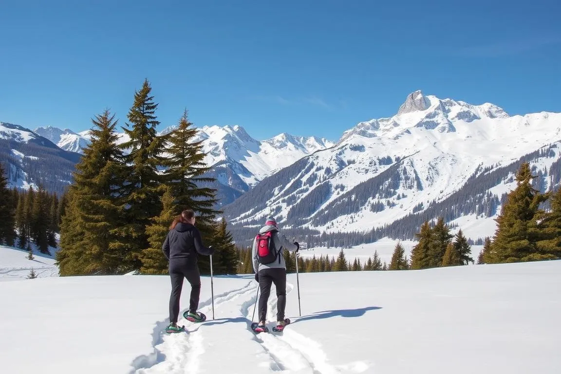 Bild einer Schneeschuhwanderung in den Allgäuer Tälern