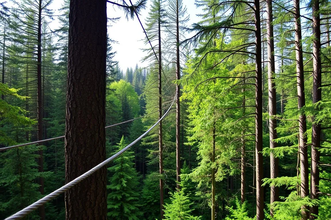 Bild vom Waldseilgarten Höllschlucht